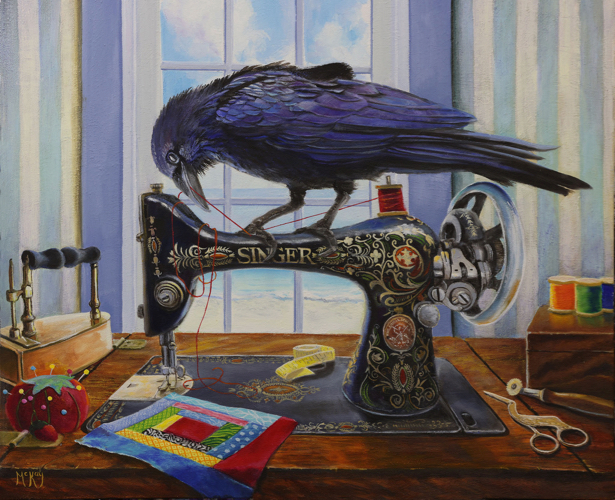 Mother's Helper 24x20 $3950 at Hunter Wolff Gallery